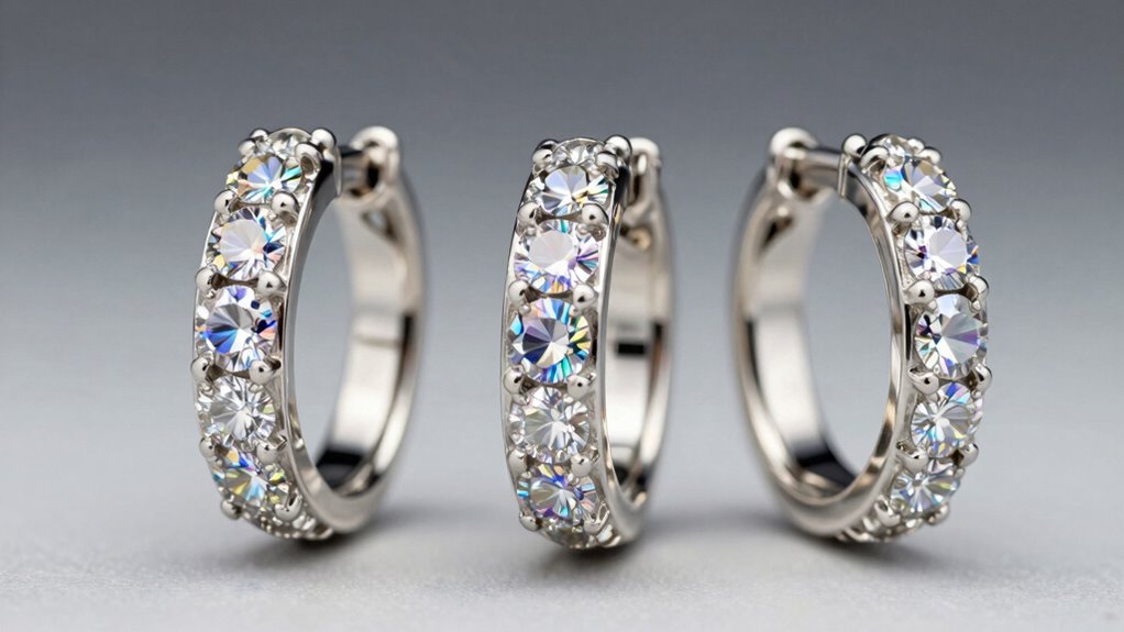 top moissanite conch hoops