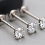 top moissanite nipple barbells