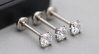 top moissanite nipple barbells