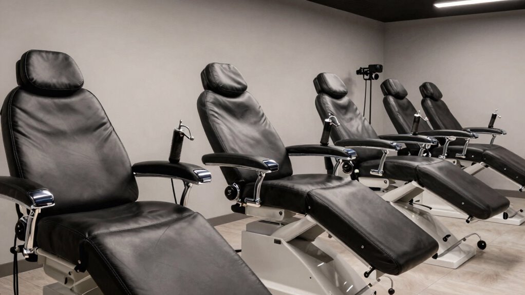 top piercing chair selections