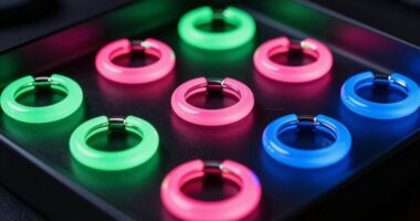 top rated glow tongue rings