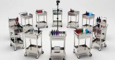 top rolling tattoo cart options