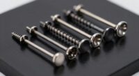 top screw back ear tunnels