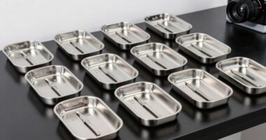 top stainless piercing trays