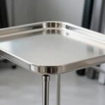 top stainless rolling tray stands