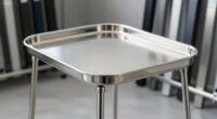 top stainless rolling tray stands