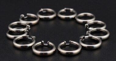 top titanium conch hoop earrings