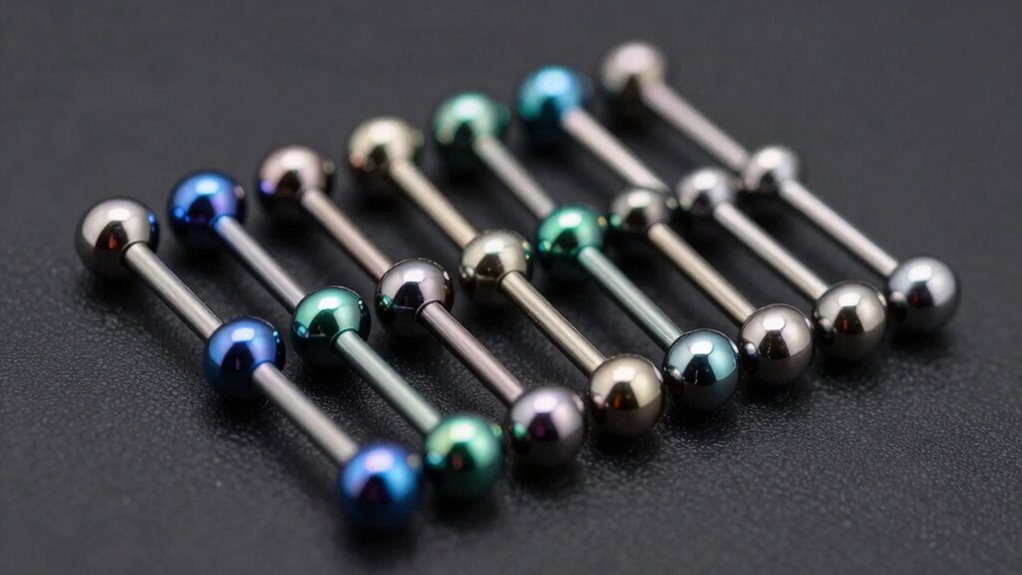 top titanium tongue jewelry