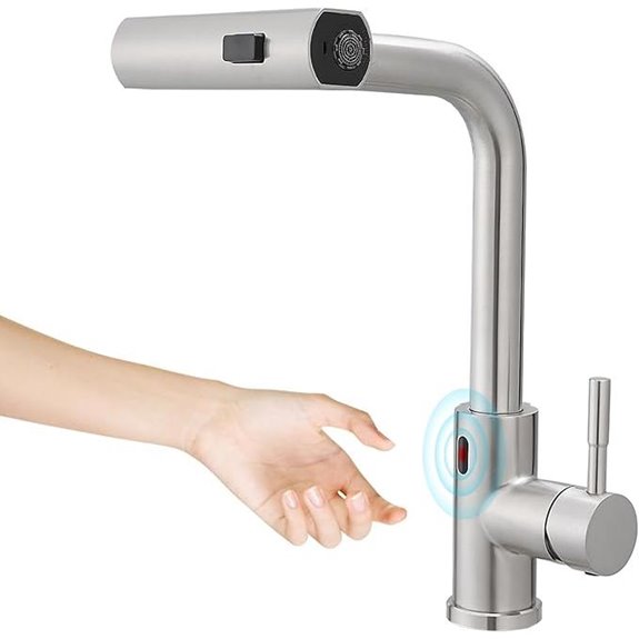 Touchless Kitchen Faucet with Pull-Down Sprayer