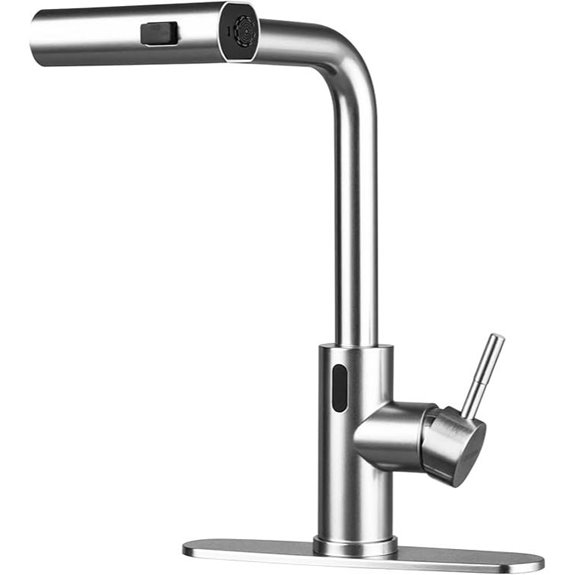 Touchless Kitchen Faucet with Pull-Down Sprayer