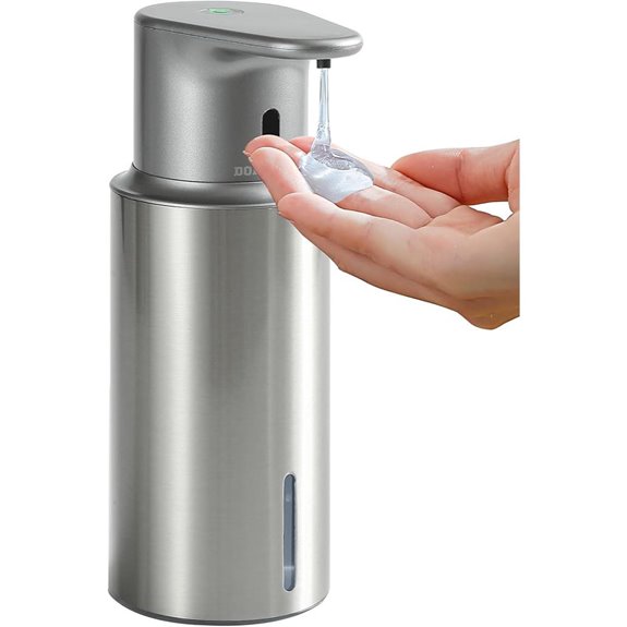 Touchless Stainless Steel Liquid Soap Dispenser (16.2oz)
