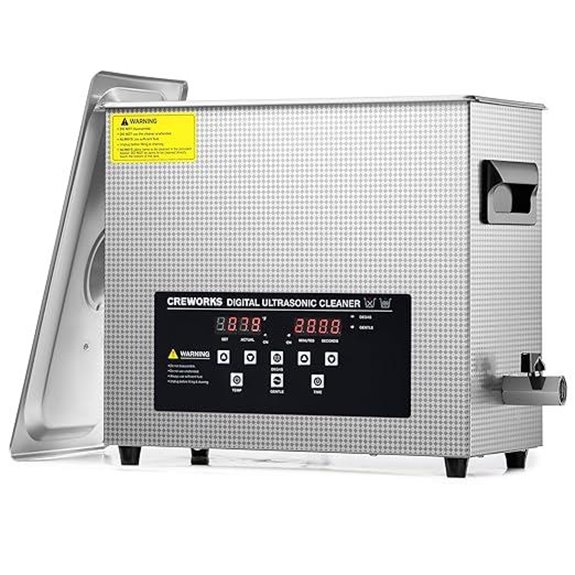 CREWORKS 6L Ultrasonic Cleaner with Heater & Timer