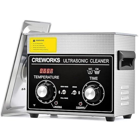 CREWORKS 3L Ultrasonic Cleaner with Heater and Timer