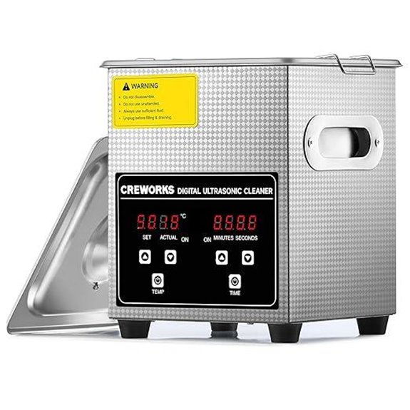 CREWORKS Ultrasonic Jewelry Cleaner with Heater & Timer