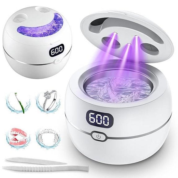Ultrasonic Dental & Jewelry Cleaner with UV and Timer