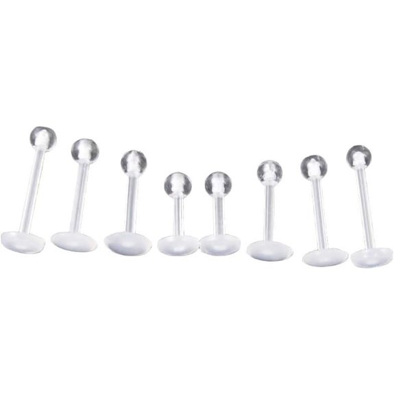 UV Acrylic Labret Monroe Lip & Cartilage Piercing Jewelry