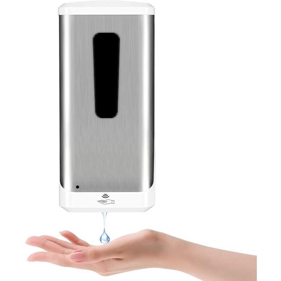 Jewaytec 1000ML Wall-Mounted Touchless Soap Dispenser