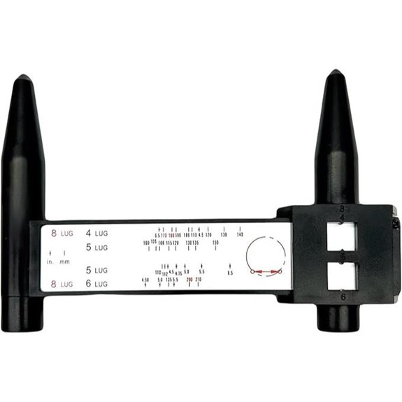 wheel bolt pattern gauge