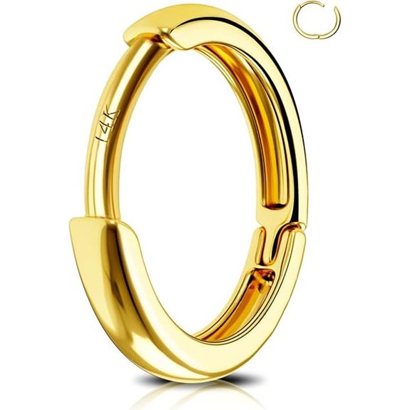 Jewseen 14K Gold Small Hoop Earrings for Women Men