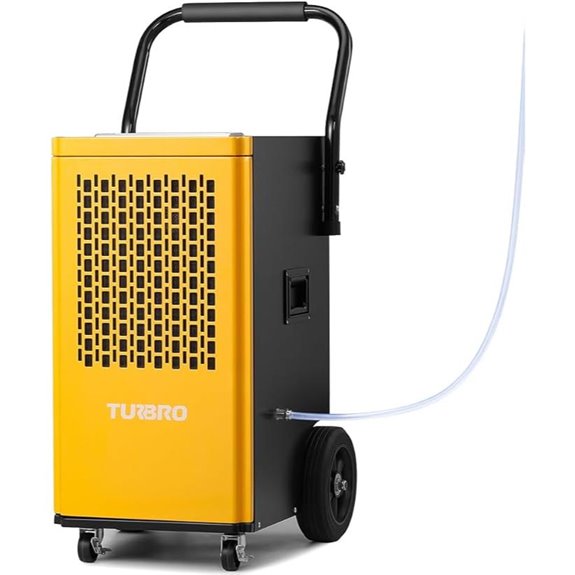 TURBRO 165 Pint Commercial Dehumidifier with Pump