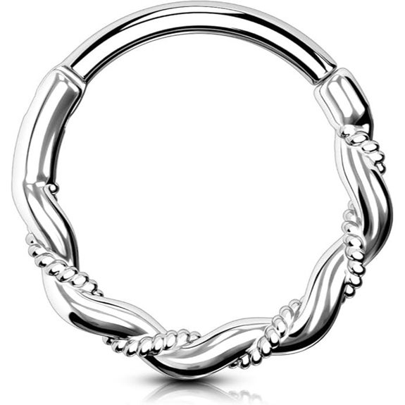 OUFER 16G Surgical Steel Daith Piercing Jewelry