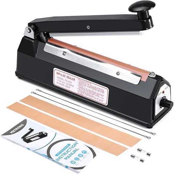 METRONIC 8-Inch Bag Sealer with Repair Kit