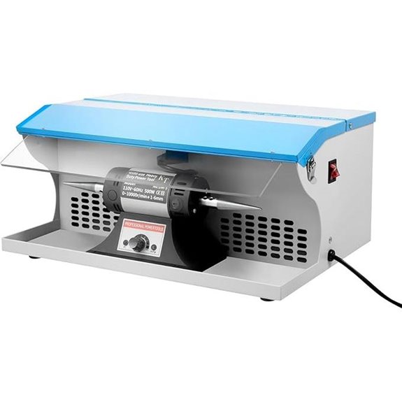 Jewelry Polisher Bench Machine with Adjustable Speed