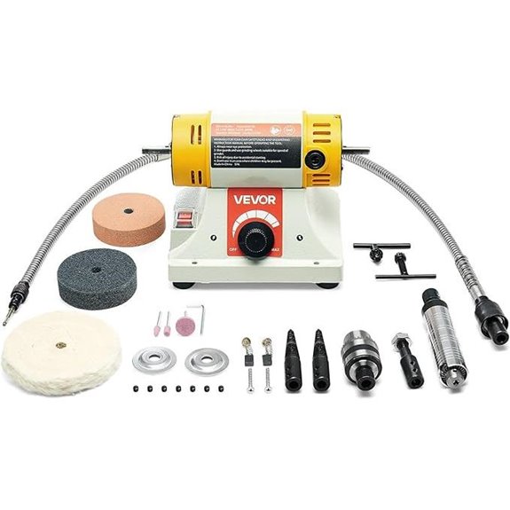 VEVOR Bench Buffer Polisher with Accessories