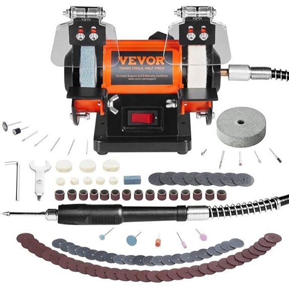 VEVOR Bench Buffer Grinder with Accessories