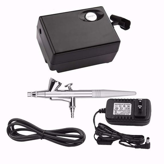 Airbrush Makeup Kit with Compressor and Adjustable Pressure