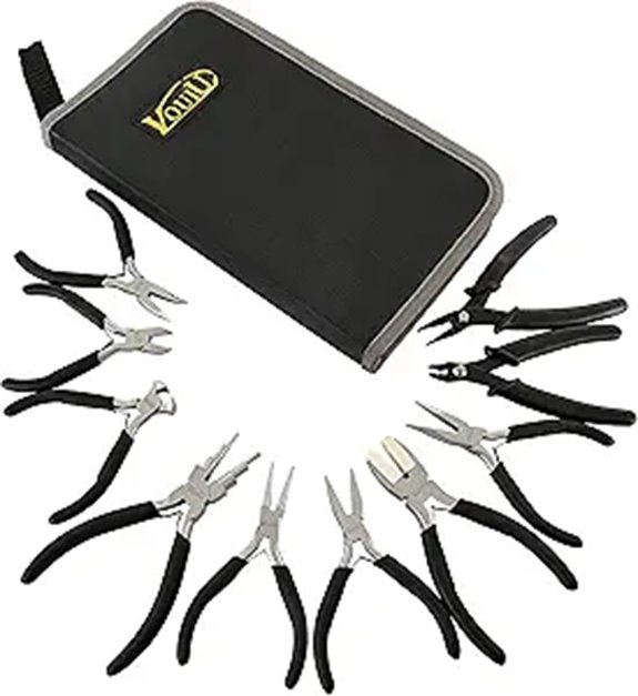 10-Piece Jewelry Pliers Set Jewelry Making Tools