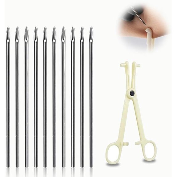 30pcs Ear Nose Piercing Needles Kit