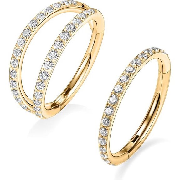 AROWRO Conch & Septum Piercing Jewelry 16-20G