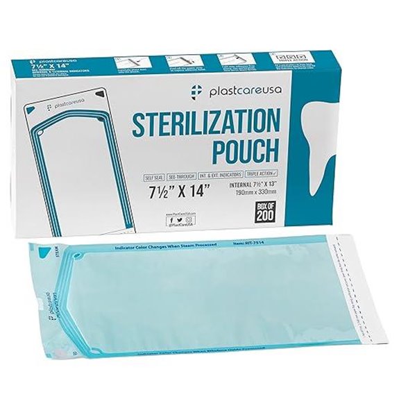 Self-Sealing Sterilization Pouches for Dental Instruments