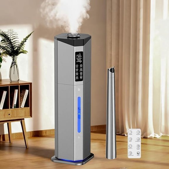 GloryAir 2.38Gal Dual Atomizer Bedroom Humidifier