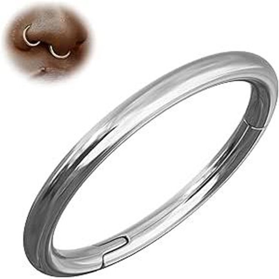 BodyBonita Titanium Nose Hoops for Women