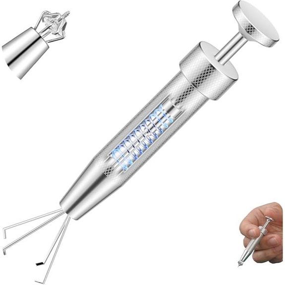 Upgraded Anti-Slip Piercing Jewelry Tool with 4 Claws