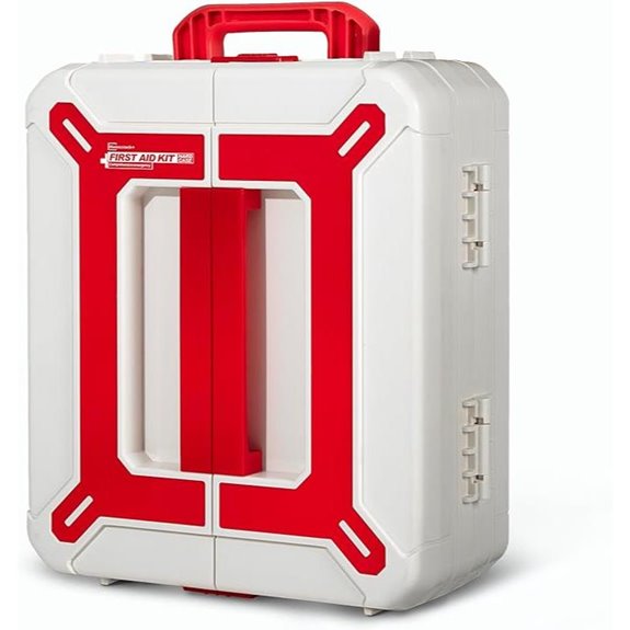 Large Wall-Mounted First Aid Kit (408 Pieces)
