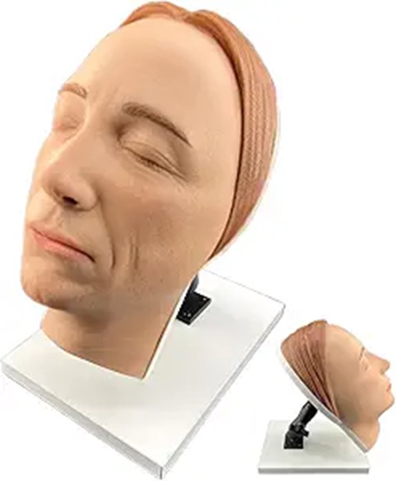 Female Face Injection Training Model with Adjustable Base