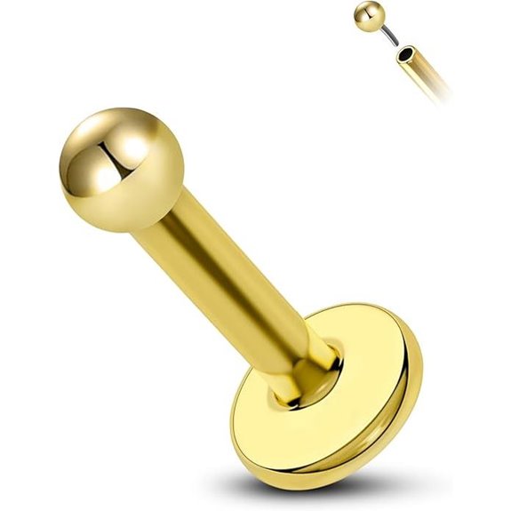 COCHARM 14K Gold Helix Cartilage Tragus Earring