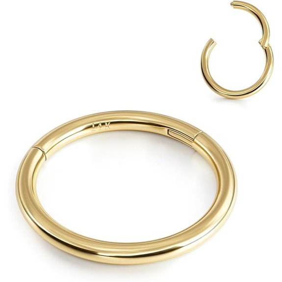 BodyBonita 14K Gold Plated Nose Rings & Hoops