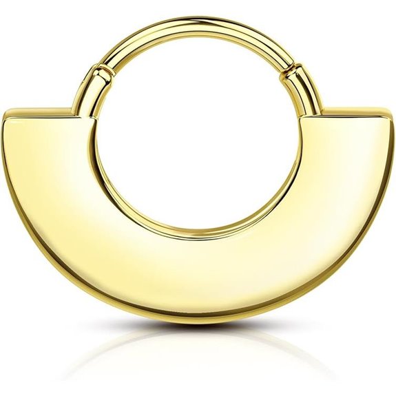 Cocharm Gold Septum & Daith Piercing Jewelry