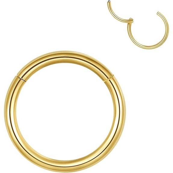 Hypoallergenic Steel Nose & Cartilage Hoop Piercing Jewelry