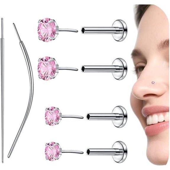 QWALIT Titanium Earrings for Women Hypoallergenic Piercing