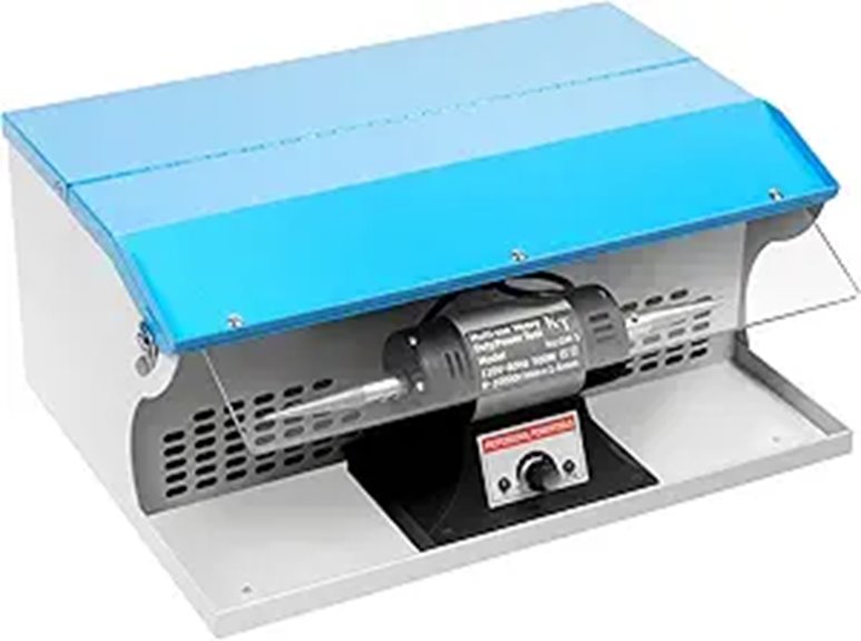 500W Jewelry Buffing Machine with Dust Collector