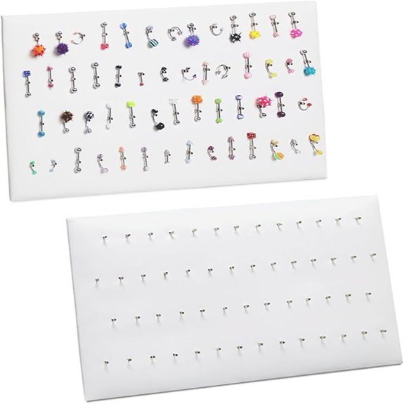 MOOCA Jewelry Display Pads with Easel (2-Pack)