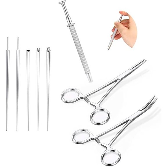 Piercing Taper Pliers for Jewelry Insertion Kit
