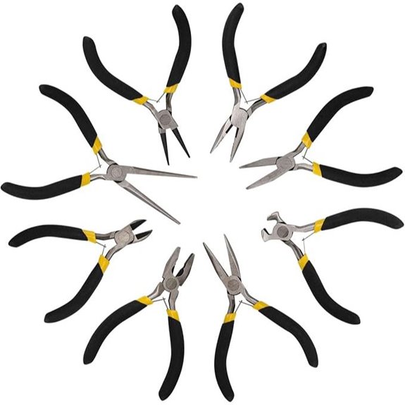 8-Pack Jewelry Pliers Set for Jewelry Making