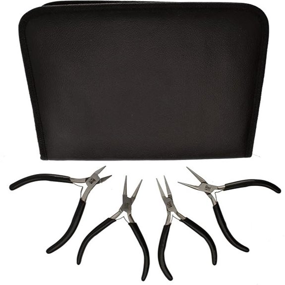 Beadsmith Slim Line Jewelry Pliers Set (4 Pieces)