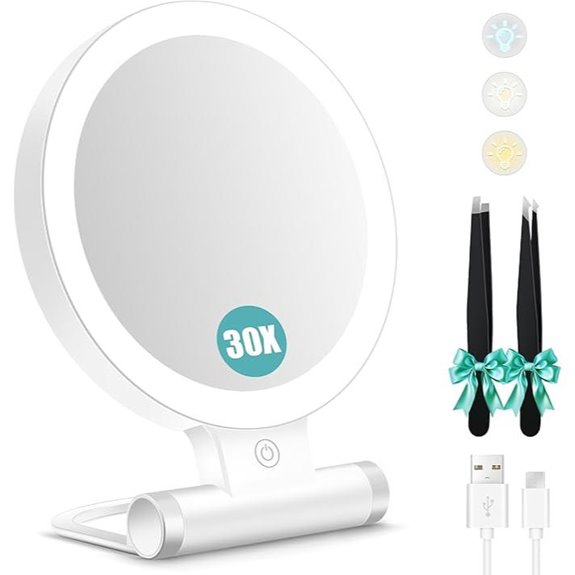 B Beauty Planet Lighted Magnifying Makeup Mirror